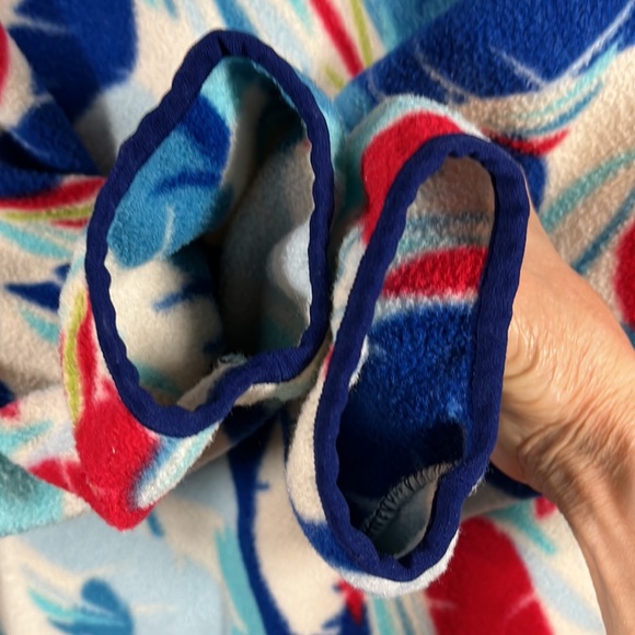 EXC Patagonia 2016 Synchilla Fleece Snap-T Feather Dance Channel Blue Women’s XL - Picture 7 of 16